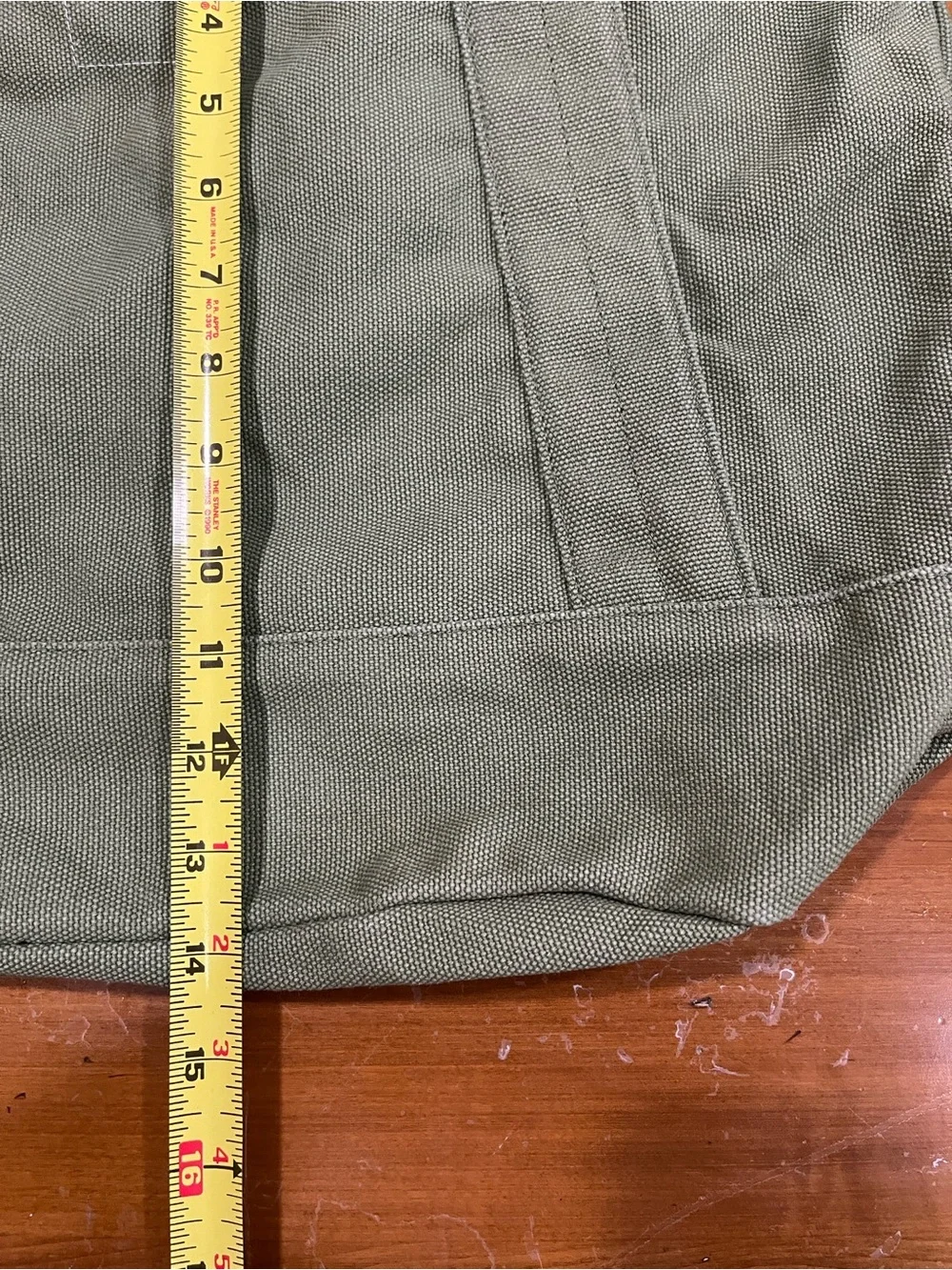 Jordan Olive Canvas Shoulder Tote